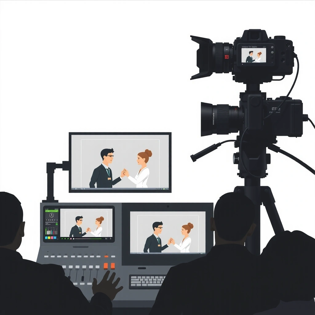 Event coverage video editing setup